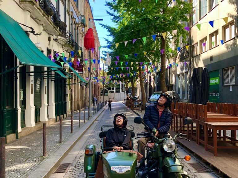 Morning Tour Porto - Sidecar Tour: Firstly, you will be picked up at your accommodations and we’ll explore the city until lunch time. The rhythm is slow-paced with a lot of conversation, historical facts and curiosities, lots of stops for photos and to enjoy the views.